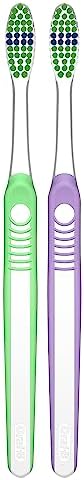 Oral-B Indicator Color Collection Toothbrushes, Medium, 2 Count (Pack of 2)