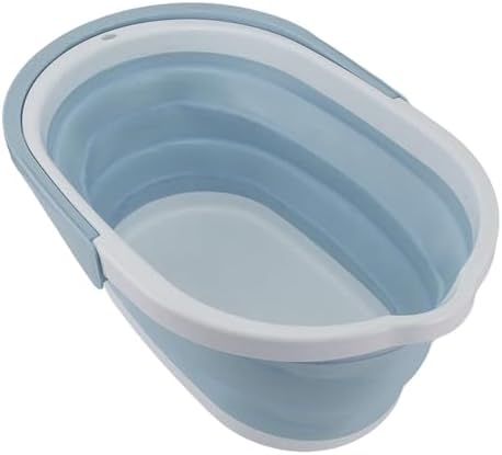 Fockety Foldable Wash Basin, Large Capacity Rectangular Multifunction Collapsible Stable Base Collapsible Mop Bucket for Home (Blue), Fockety1u8b0kceaw-12