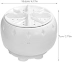 ULTECHNOVO Portable Turbine Washing Machine with Ultrasonic Cleaning, Mini Fully Automatic Washer for Underwear, Socks & Baby Clothes, USB Powered Travel Laundry Washer for RV, Apartment & Dorm