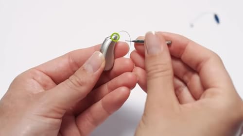 Wire for Phonak Hearing Aid Receiver 4.0 2M -(Left) Medium Power Replacement, Compatible with Phonak & Unitron, 1 PCS (Blue(Left), 2)