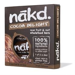 Nakd Bars (Pack Of 12) Nakd - Cocoa Delight Mp 4X30 G