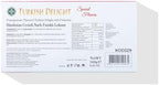 Meşhur Safranbolu Lokumcusu Turkish Delight Pomegranate Flavored with Pistachios: Gourmet Candy & -Snack Lovers, Turkish Delight Candy Gift Box, Covered in Coconut (5.6 oz)