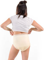 InControl - Transparent Seamless Latex Brief (Large - 33'' - 40'')