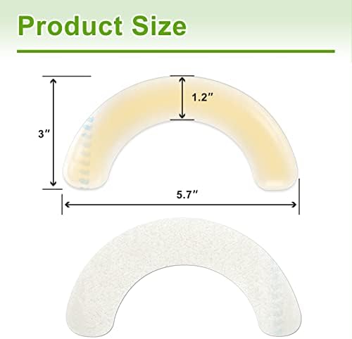 Carbou 20 Pcs Elastic Ostomy Barrier Strips - Medical Grade Hydrocolloid Waterproof Leak - Skin Adhesive Ostomy Barrier Tape for Colostomy Stoma Bags