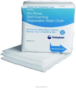 Bedside-Care EasiCleanse Bath Wipe or Washcloth 7-9/10 x 7-9/10" 7055, 1 Pack 30 Wipes