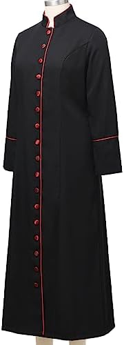 BLESSUME Women Choir Roman Cassock Robe Clergy Pulpit Liturgical Vestment Robe