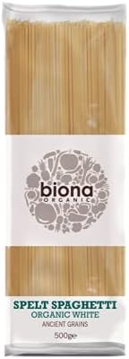 Biona Organic - Spelt Pasta White - Spaghetti - 500g (Pack of 5)