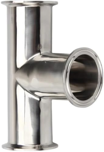 19mm-76mm (3/4"-3") Stainless Steel SS304 3 Way Tee Ferrule 1.5” 2” 3” 4”OD50.5-91MM Fit 1.5"-3" Tri Clamp(38mm x Ferrule 50.5)