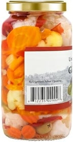 Uncle Giuseppe’s Giardiniera – 32 fl oz Jar – Italian-Style Pickled Vegetable Medley, Crisp & Zesty, All-Natural (Pack of 1)