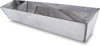 MARSHALLTOWN Heli-Arc Mud Pans, 14 Inch, Heavy Gauge Stainless Steel, Heli-Arc Welded Corners, Sheared Sides to Clean Knives, Hold Joint Compound, Drywall and Plaster, 6396