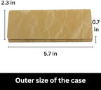 Clip on Case for Glasses, Clip on Sunglasses Case, Slim Flat Hard Shell Case for Clip-on for Men Women Unisex