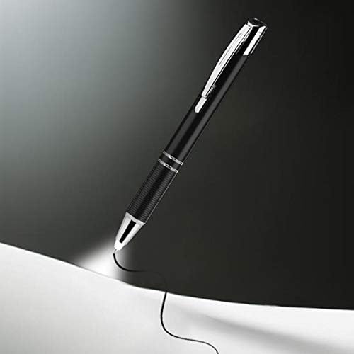 Penyeah Pen with Light, Light Up Flashlight Pen, LED Lighted Pens for Writing in The Dark 2pack - Father's Day Gifts for Dad Husband Men Women Birthday-White