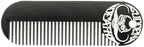 Mustache & Beard Comb Or Fine Tooth Moustache Pocket Metal Powder Coated Black Keychain Comb For Men - 3.25 x 1 Inches by Death Grip