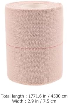 GLEAVI Elastic Adhesive Sports Wrist Wrap Tape 7.5cm X 4.5m, Skin Color, 2 Rolls Cohesive Bandages for First Aid and Training Support