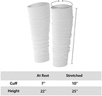 Yxmeiguo Football Leg Sleeves Men, Calf Compression Sleeve for Men Women, Leg Sleeves for Men Football, Football Socks Running Sports Football Accessories for Adult Athletes, Black