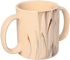 HealthGoodsIn Dual Handle Mug (Double Grip Mug) to Aid Tremors, 11.83 US Fl. Oz. (350 Ml) (Cream)