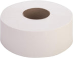 Genuine Joe Jumbo Roll Bath Tissue, 3.3" x 1000', 2-Ply, Natural, 12 Count