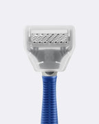 Harry's Original Razor for Men - Razor Handle and Blade Cartridge- German Engineered Blades- Indigo Blue