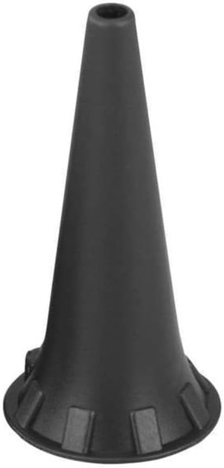 BV Medical Piccolight Pocket Otoscope, Disposable Ear Specula, 2.5 mm, Black, 100 Count