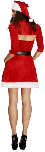Smiffys Fever Santa Babe Costume Small (UK 8-10)