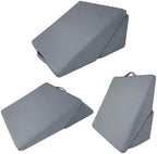 Dream Plush Adjustable Wedge Pillow with Cooling Cover – Memory Foam Support for Back, Leg & Acid Reflux Relief
