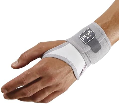 PUSH Care Wrist Brace - Provides Adjustable Wrist Compression, Thumb Loop for Position Retention (Right Size 1)