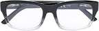Eyekepper 5-pack Spring Hinges Large Square Frame Reading Glasses