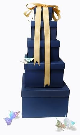 TTLYYXQMY Explosion, DIY Explosion Gift Box with Five-Story, Main Part Assembled Surprise SnackFive-Story Box for Birthday Gift, Anniversary, Valentine's Day, Wedding