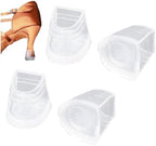 2 Pairs High Heel Covers Anti Slip Latin Stiletto Dancing Heel Covers Anti Noise High Heel Protector Replacement Tips Cap Protectors Covers