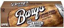 Barq's French Vanilla Cream Soda 12oz can (pack of 12)
