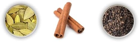 Jalpur Millers Spice Combo Pack - Dry Bay Leaves 100g - Cinnamon Quills - 100g - Cloves 100g (3 Pack)