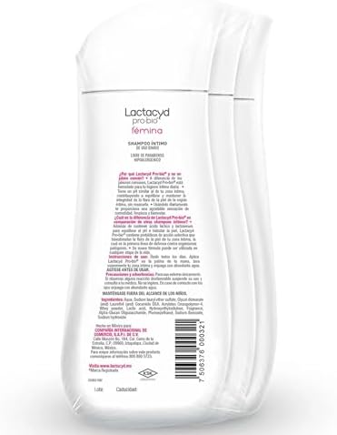 Lactacyd Pro.bio 3 piezas de 200 ml c/u