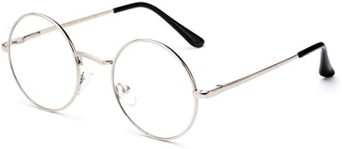 Quality Unisex Retro Round Reading Glasses Spring Hinge Stainless Steel Frame Metal Round Reading Glasses