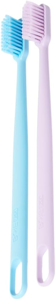 Boie USA Extra Soft Toothbrush Pack of 2 - with 100% Recycled Handles - Gentle on Sensitive Teeth and Gums, Made in The USA, Quality Bristle Soft Tooth Brush, 2-Pack