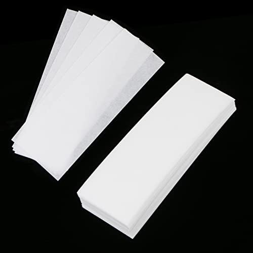 20cm x 7cm Disposable Professional Hair Removal Tool Depilatory Paper Nonwoven Epilator for Women Wax Strip Paper Shaving Roll Waxing Smooth Legs, 50 Sheets