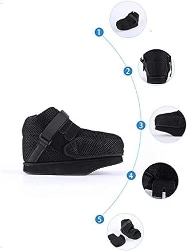 Post-Op Shoe Offloading Heel For Broken Foot Or Toe Heel Or Ankle Pain Ulcerations Feet Wounds Adjustable Post-Op Open Toe Shoe For Men And Women,26cm