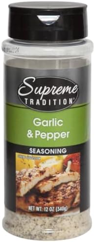 Generic Garlic & Pepper Seasoning, Supreme Tradition, 12 oz