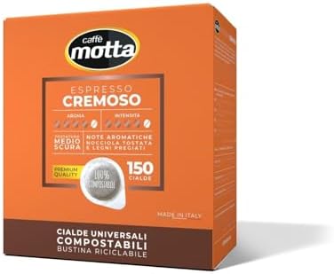 Caffe Motta Espresso ESE Pods 150 Pods - Made in Italy (150 pods)