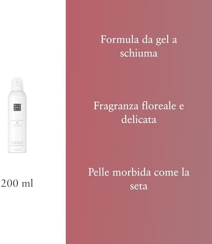 RITUALS Sakura Foaming Shower Gel, Rice Milk & Cherry Blossom, 6.7 fl oz
