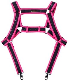 JOCKMAIL Men's Body Chest Harness Adjustable Elastic Waistband Sexy Underwear Halter Belt for Men