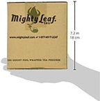 Mighty Leaf Organic Hojicha Green Tea – 100 Count Foil-Wrapped Silken Tea Pouches – Premium Roasted Japanese Green Tea with Smooth, Toasty Flavor – Hot or Iced Brewing