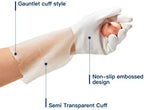 LANON 3 Pairs wahoo Skin-Friendly Cleaning Gloves, Unlined Dishwashing Kitchen Gloves, Reusable, Non-Slip, Brilliant White, Medium