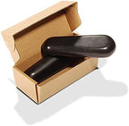 Master Massage Basalt Pressure Trigger Point Hot Stone Tool, 2 Piece Triangular Shape Thumb Saver Pack, Professional or Home Spa Relaxation Treatment Used for Pain Relief, Black