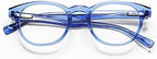 eyebobs Clearly. Unisex Blue Light Reading Glasses for Men and Women | Round Eye Glasses