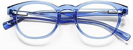 eyebobs Clearly. Unisex Blue Light Reading Glasses for Men and Women | Round Eye Glasses