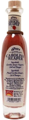 Pure Carolina Reaper Pepper Hot Sauce Mash Puree 3.75oz - Try if you dare! – Perfect Gourmet Gift - Great for Making Hot Sauce