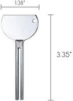 AUEAR, Stainless Steel Toothpaste Tube Squeezers Key Silver for Home Hair Dye (Set of 4)