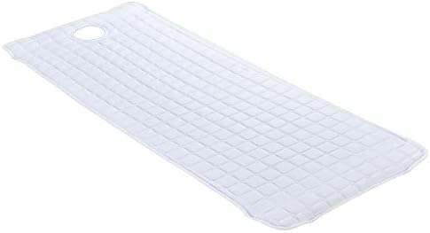 Massage Bed Cover SPA Treatment Couch Mattresses with Breath Hole (180x60cm,White)