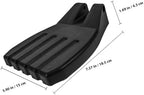 2pcs Universal Heavy Duty Wheelchair Footrests Foot Pedals Replacement Parts Elevating Leg Rests for Elderly Mobility Aid Accessories