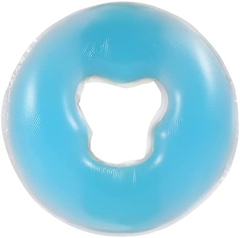 4 Colors Silicone Pillow, Face Massage Pillow, Massager Beauty Skin Care Soft Overlay Face Relax Cushion Pad (Sky Blue)
